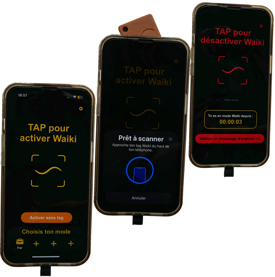 Prototype Waiki sur iPhone